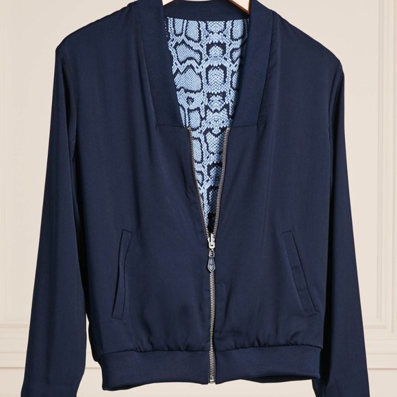 Reversible Bomber - Python/Navy - Picture 4 of 4